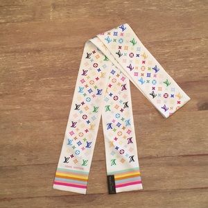 Louis Vuitton Multicolore Silk Bandeau